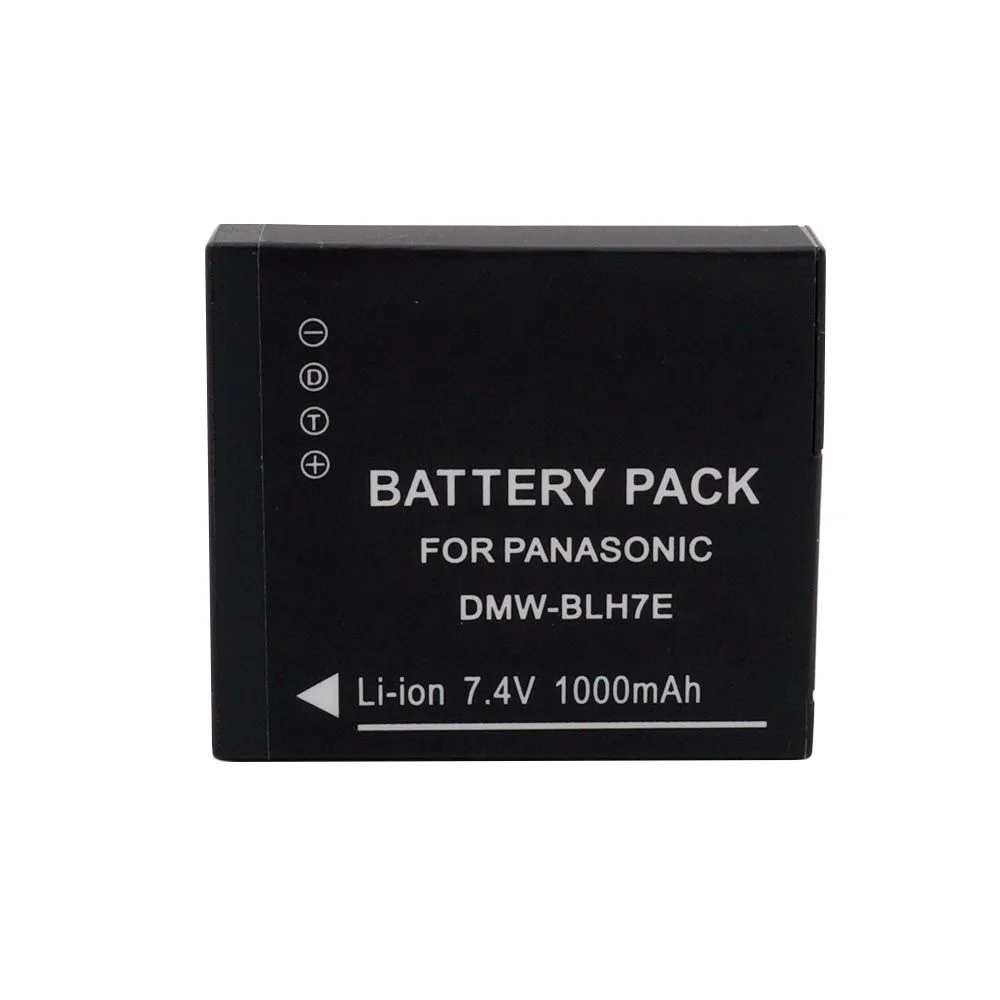 Аккумулятор WHCYonline для камеры Panasonic Lumix аккумулятор 1000 мА · ч BLH7 BLH7E DMW-BLH7 GM1 GM5 DMCGF7 1 2 5