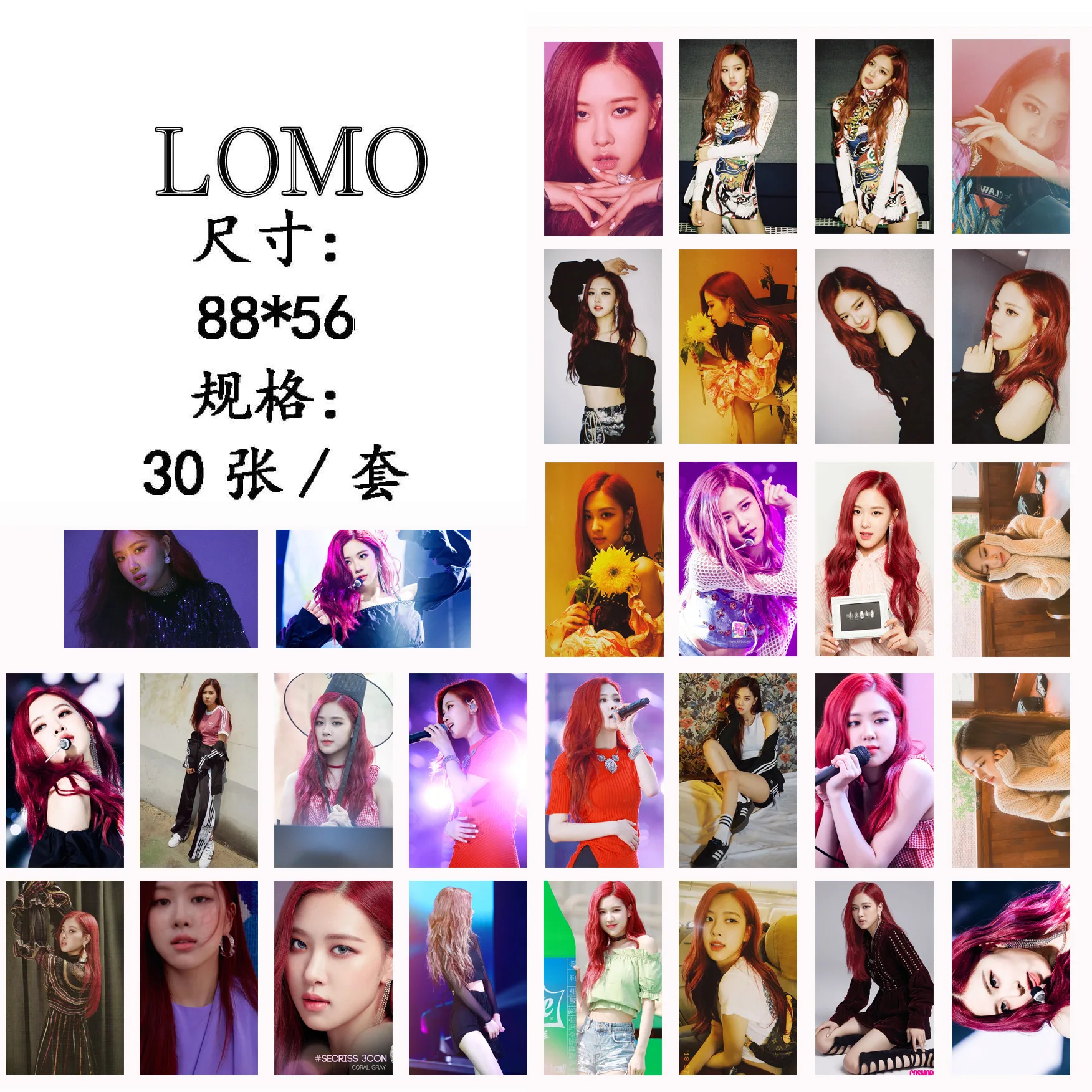 30 шт./компл. KPOP BLACKPINK альбом самодельная бумага ЛОМО карта фото карта Плакат HD Фотокарта коллекция фанатов