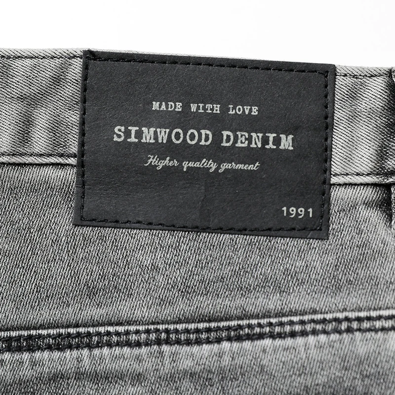 Джинсы SIMWOOD мужские весенние модные облегающие большого размера NC017060|brand jeans