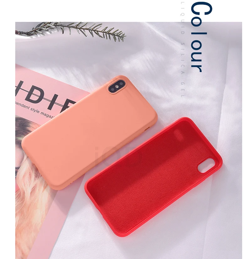 IQD для iphone Xr X Xs Max чехол мягкий жидкий силиконовый чехол микрофибра ткань Подушка для iphone 7 8 6 Plus чехол не царапается тонкий