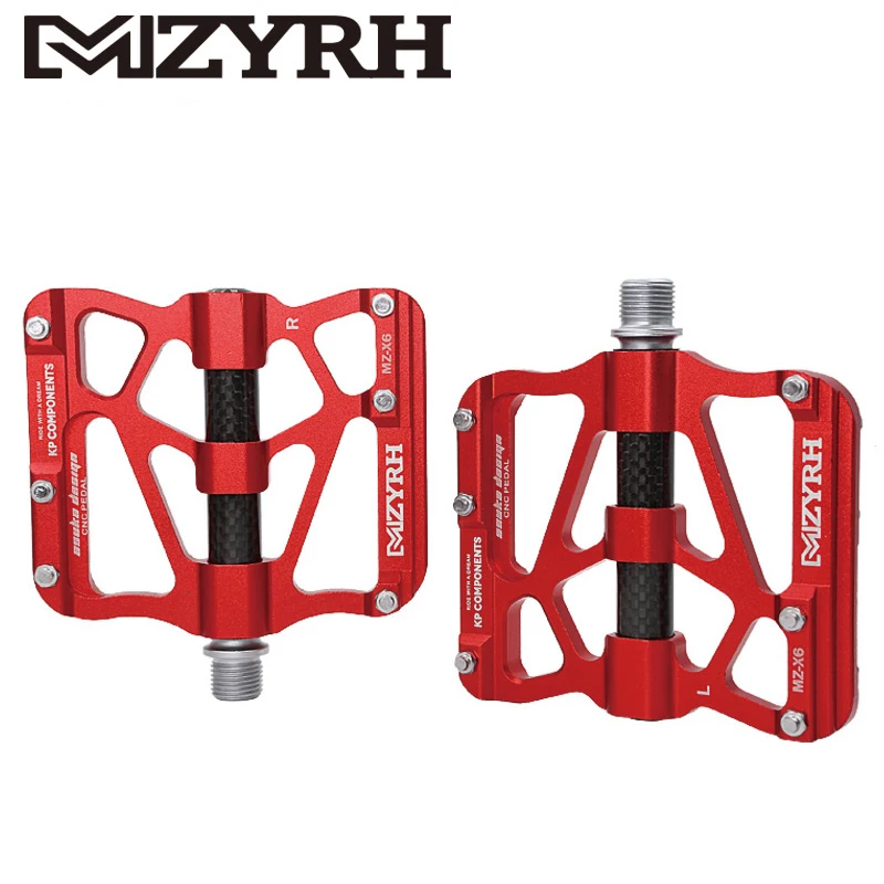 Велосипедные педали MZYRH X6 Mountian из алюминиевого сплава с 3 герметичными