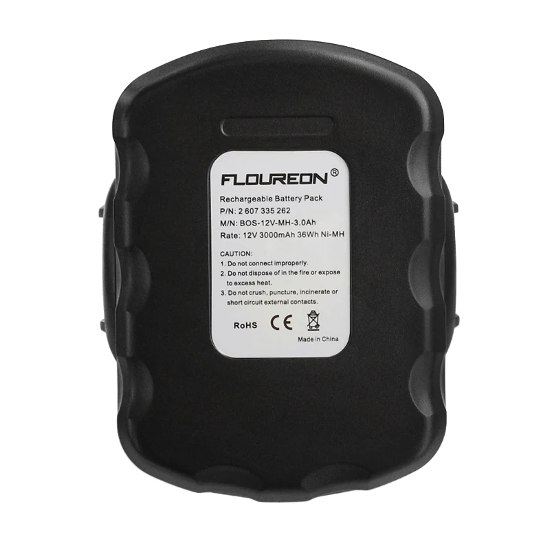 Аккумуляторная батарея FLOUREON 12V 3000mAh Ni-MH для Bosch GSB 18 VE-2 GDS V-HT GSR PSB 18VE PSR | Электроника