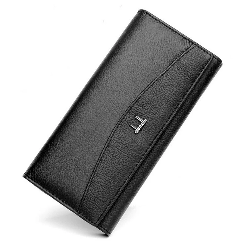 Hot Sale! Genuine Leather Purse Women Wallets Brand OL Brief Cowhide Lady Clutch Bag Business Card Holder Coin | Багаж и сумки