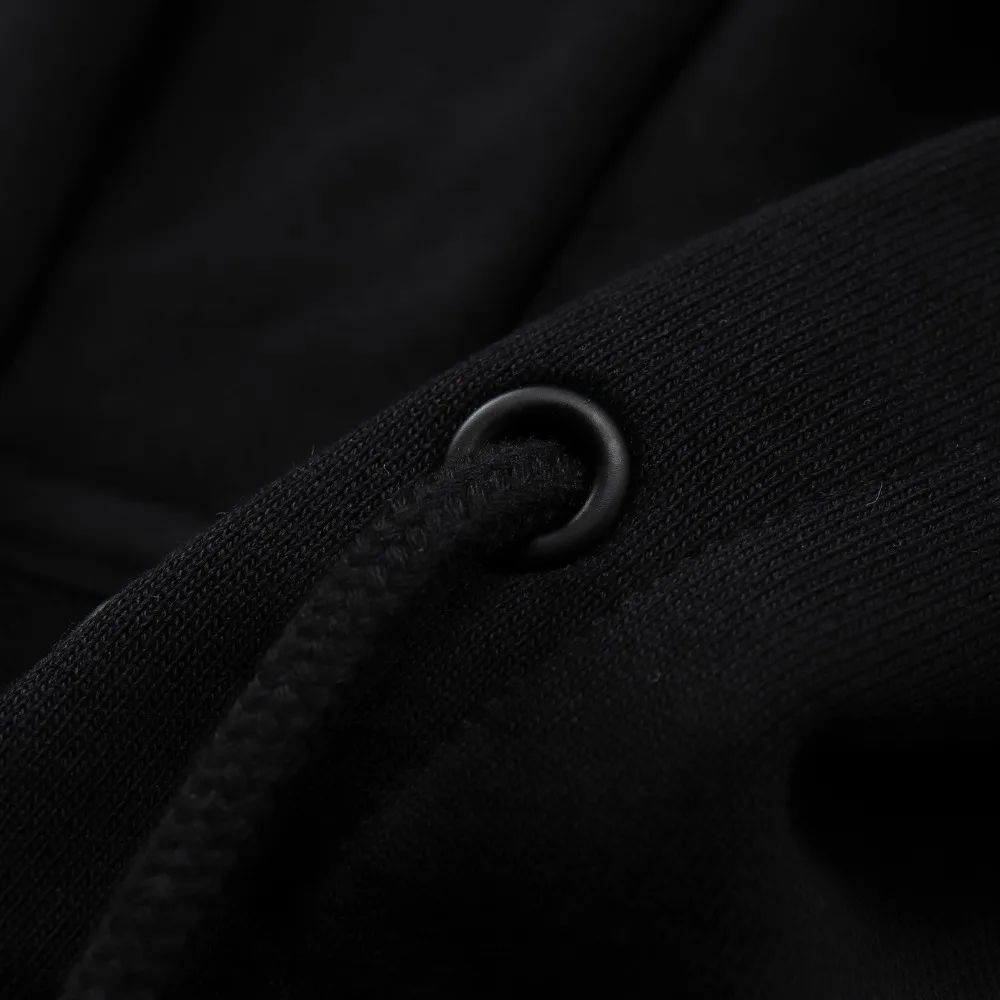 Мужской спортивный свитер Li Ning свободный хлопковый с капюшоном на подкладке из