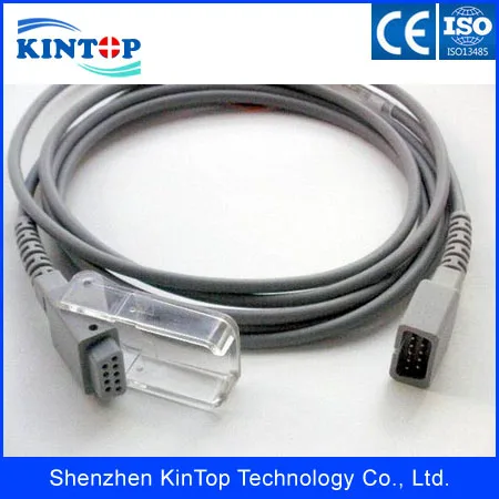 Free shipping!!2pcs/lot Compatible New Nellcor 14pin DOC-10 SpO2 Adapter Extension Cable 3m with CE approved |