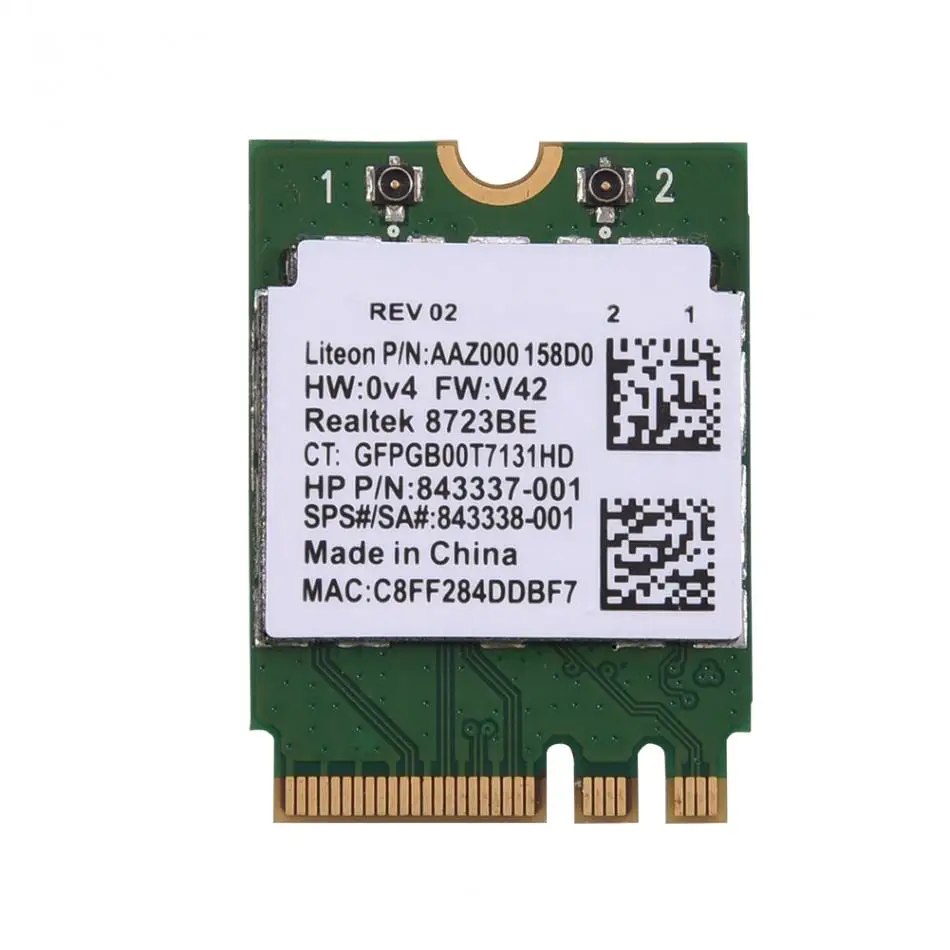 2,4G Bluetooth wifi беспроводная карта 2 в 1 для Dell/для Toshiba/для acer/для Asus со слотом NGFF M2