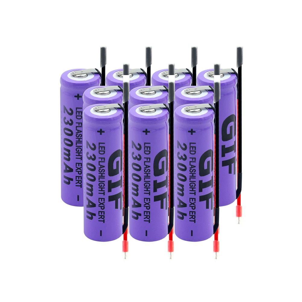 14500 литий ионная батарея 3 7 V 2300mAh электронная сигарета перезаряжаемая Высокая