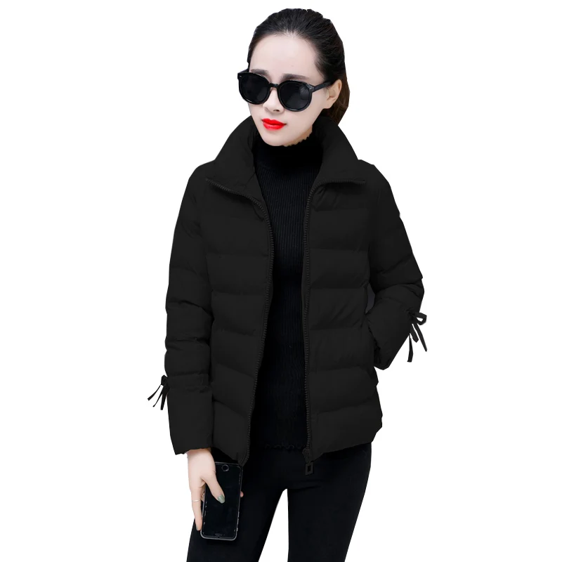 

TAJIYANE Winter 2018 Jacket Women Harajuku Korean Black Pink Jackets Short Ladies Coats Down Cotton Parka Chaqueta Mujer ZL325