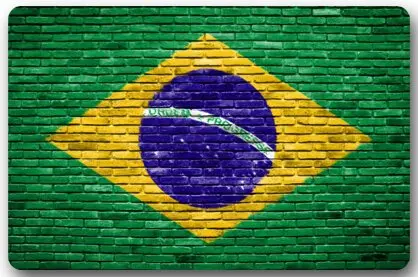 Memory Home модные декоративные бразильские коврики с рисунком флага напольный