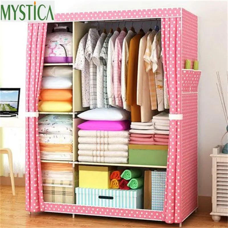 Новинка 2019 шкаф-гардероб из нетканого материала шкафы для хранения больших и