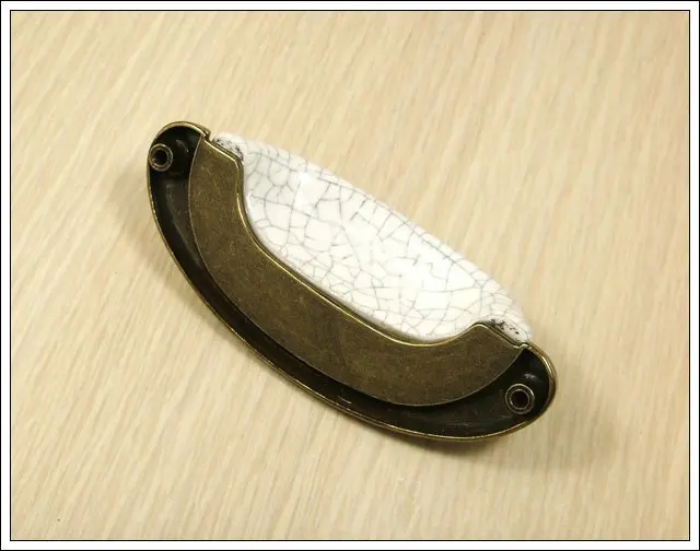 Керамические ручки для кухонного шкафа (C.C.: 3 78 ''L: 4 17'')|cabinet handle|handling systemhandle
