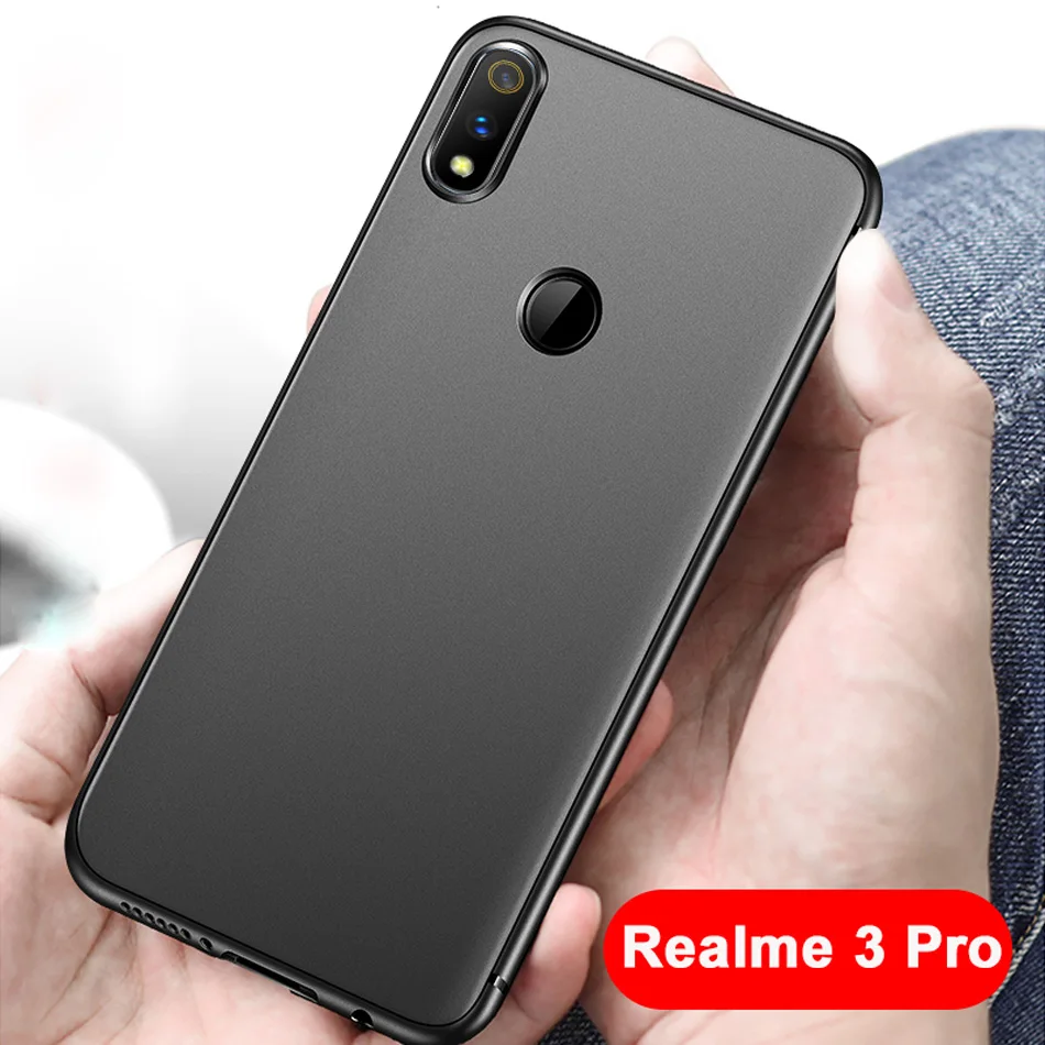 Чехол Realme 3 Pro из мягкого ТПУ Ультратонкий чехол бампер для OPPO матовые