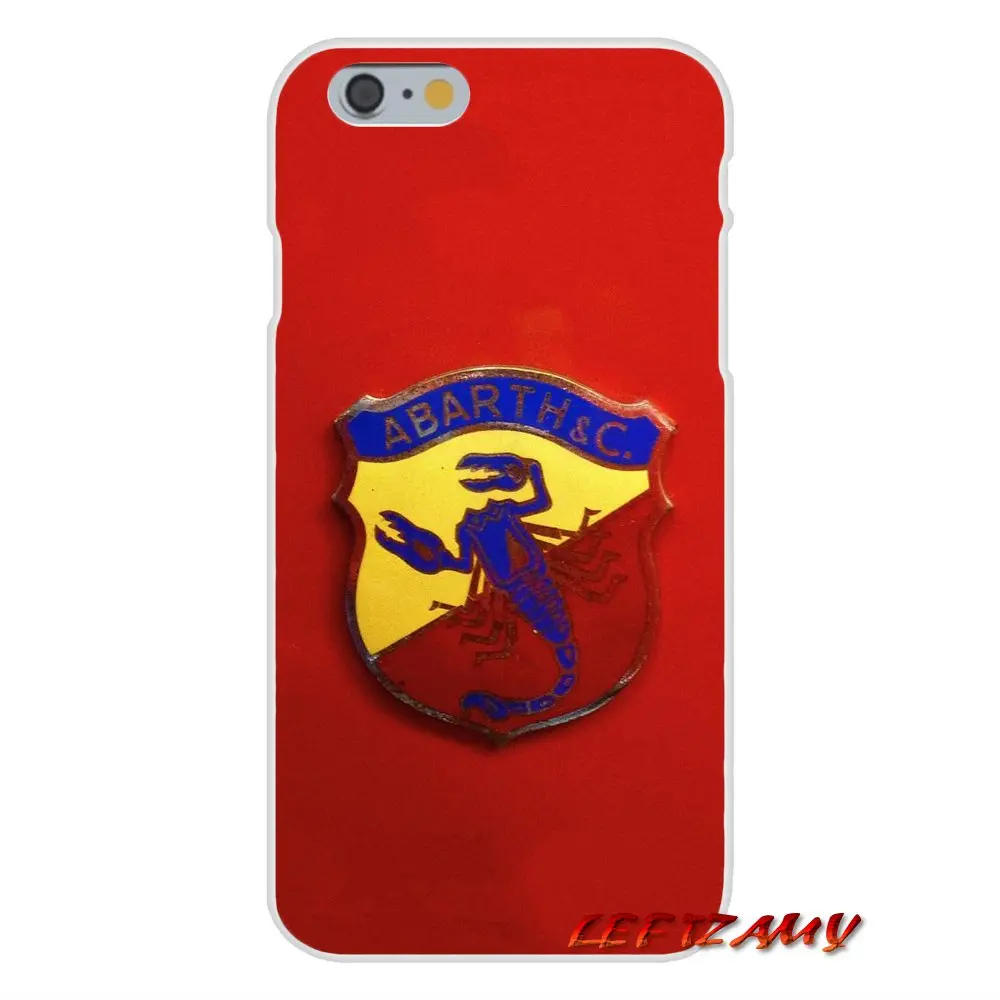 Для iPhone X 4 4S 5 5S 5C SE 6 S 7 8 плюс аксессуары телефон чехлы супер автомобилей abarth