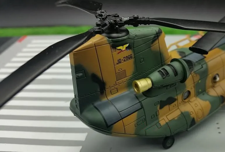 Редкое Специальное предложение 1:100 Япония силы самообороны модель CH-47JA транспортный вертолет Сборная модель из сплава