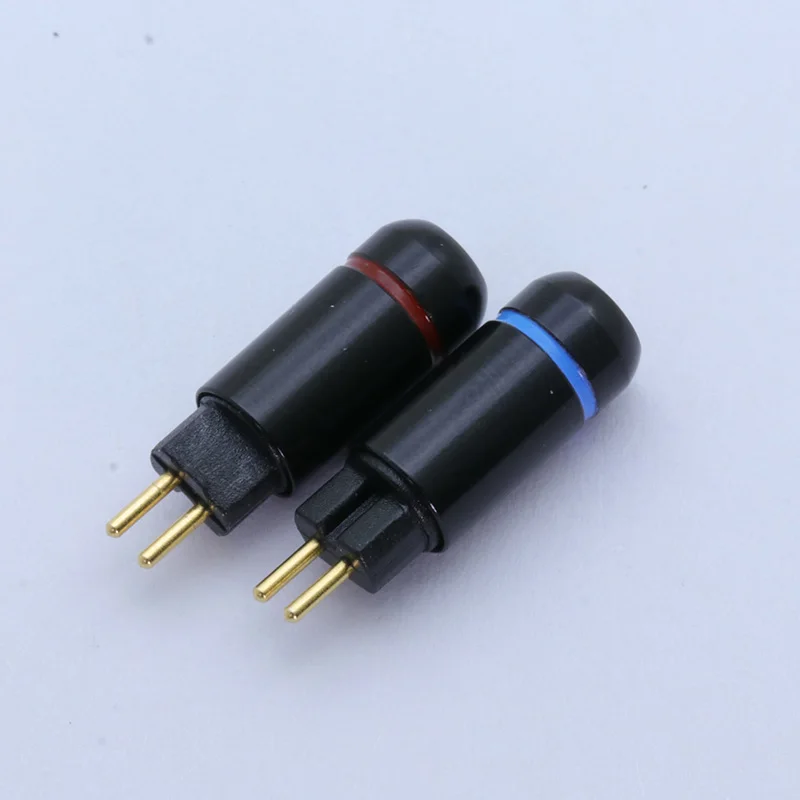 2 шт. 2pin разъем для наушников обновленный кабель DIY MMCX Jack аудиоразъем черная пара