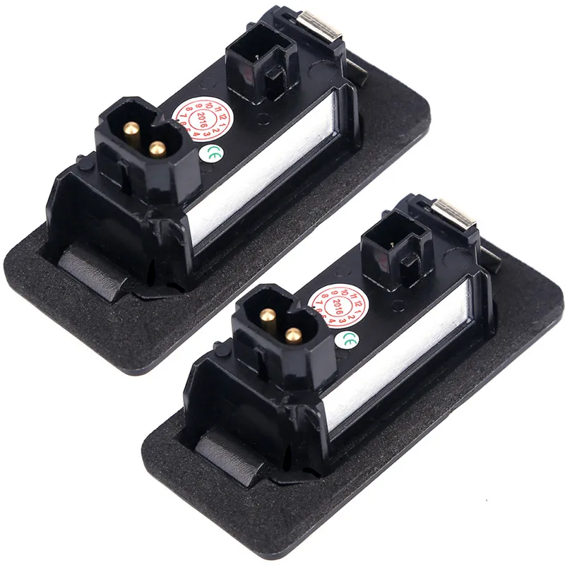 Фото 2pcs Error Free 18Led Number Plate Lights bulb For BMW E39 E60 Canbus Car License Plate Light for bmw E90 E91 E92 E93 325xi 328i №3