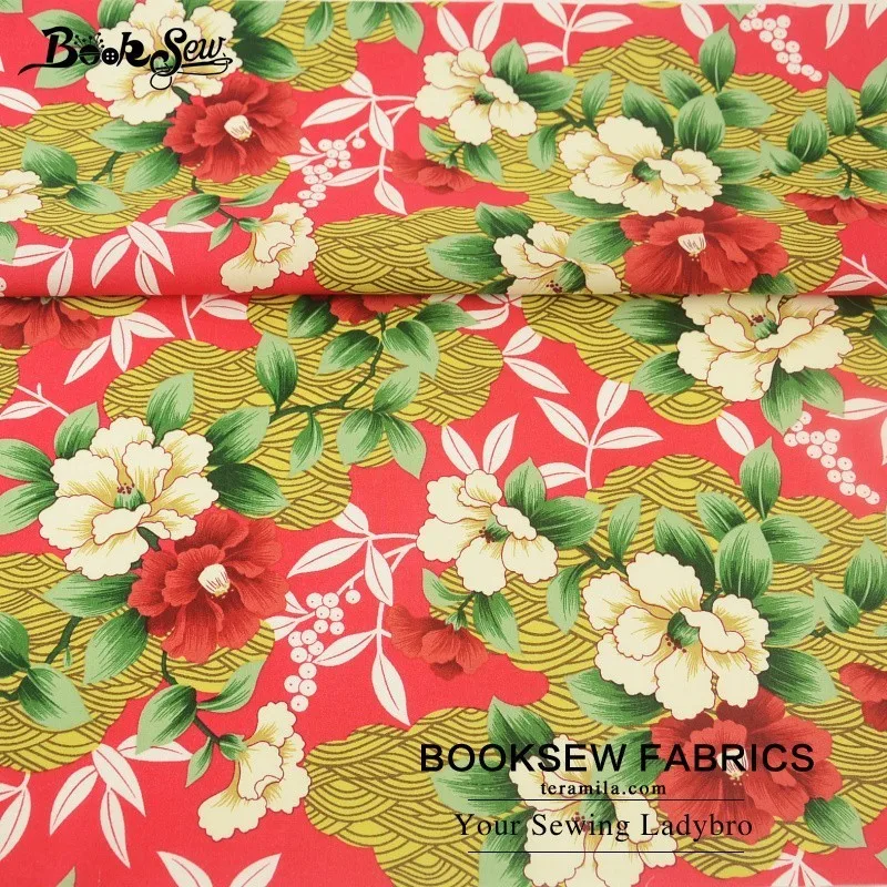 Ткань из 100% хлопка поплин домашний текстиль цветочный дизайн стеганая ткань для