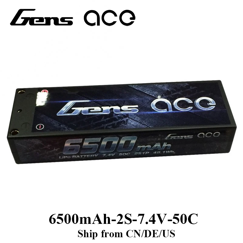 2 шт. литий полимерные аккумуляторы Gens ace 2S 6500 мА/ч 6800 Lipo 7 4 В Deans Plug 50C 1/8 весы для