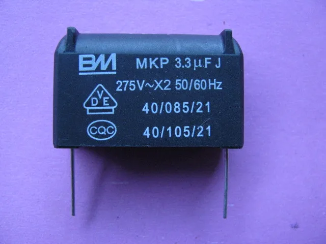 Бесплатная доставка 100% Новый MKP-X2 MKP 3 мкФ J 275V AC X2 50/60HZ конденсатор индукционной