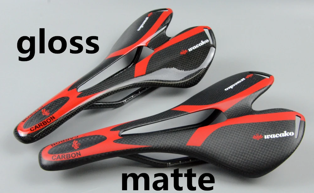 Седло для дорожного велосипеда wacako полностью из углеродного волокна 111 г|bicycle saddle