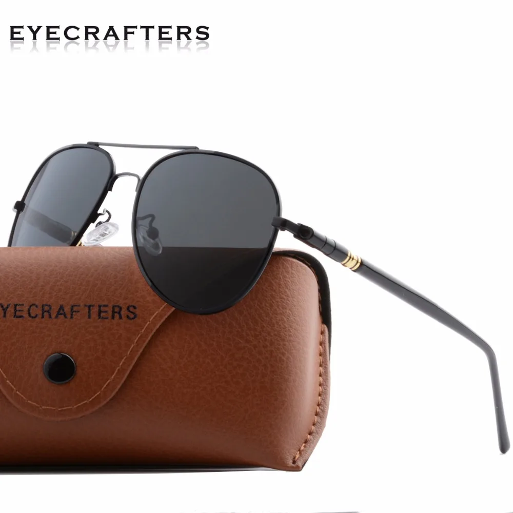 Очки авиаторы Eyecrafters Мужские поляризационные классические брендовые солнечные