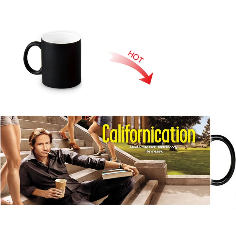 Пользовательские фото Волшебные кружки Californication тепломеняющая кружка 350 мл/12