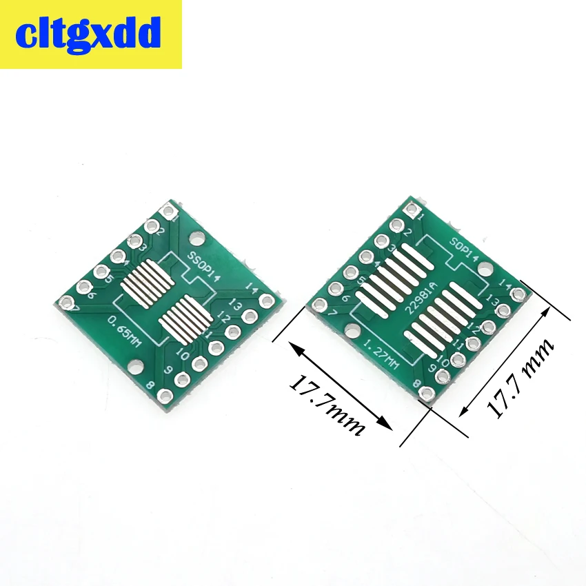 Cltgxdd 10 шт. SOP14 SSOP14 TSSOP14 для DIP PCB микросхема/адаптер пластина шаг 0 65/1 27 мм адаптер GM