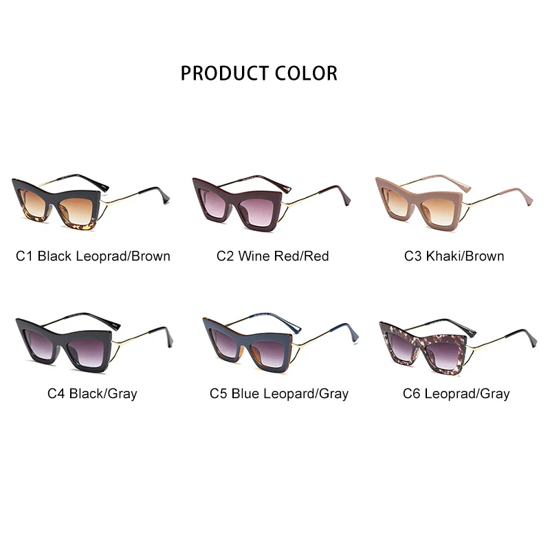 Солнцезащитные очки Royal Girl Cat Eye для мужчин и женщин модные Оттенки UV400 винтажные