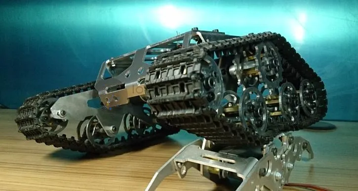 Алюминиевый гусеничный робот-Корпус DIY TKC2 радиоуправляемая модель танк