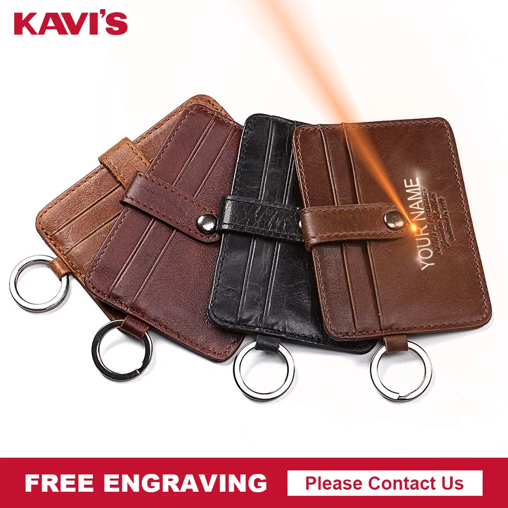

KAVIS Mini Hasp Leather Credit Card Wallet Color Men Credit ID Card Holder Small Wallet Coin Purse Slim Thin Male Walet Fashion