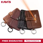 Компактный кожаный кошелек KAVIS для мужчин, цветной бумажник для кредитных карт, удостоверения личности, маленький тонкий модный клатч с монетницей