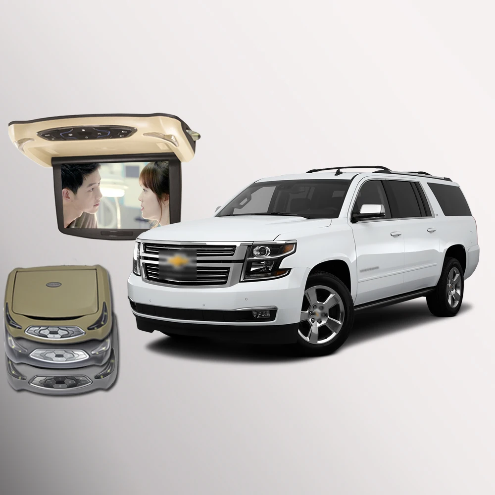 BigBigRoad для Chevrolet пригородного автомобиля на крышу цифровой экран Поддержка HDMI USB FM