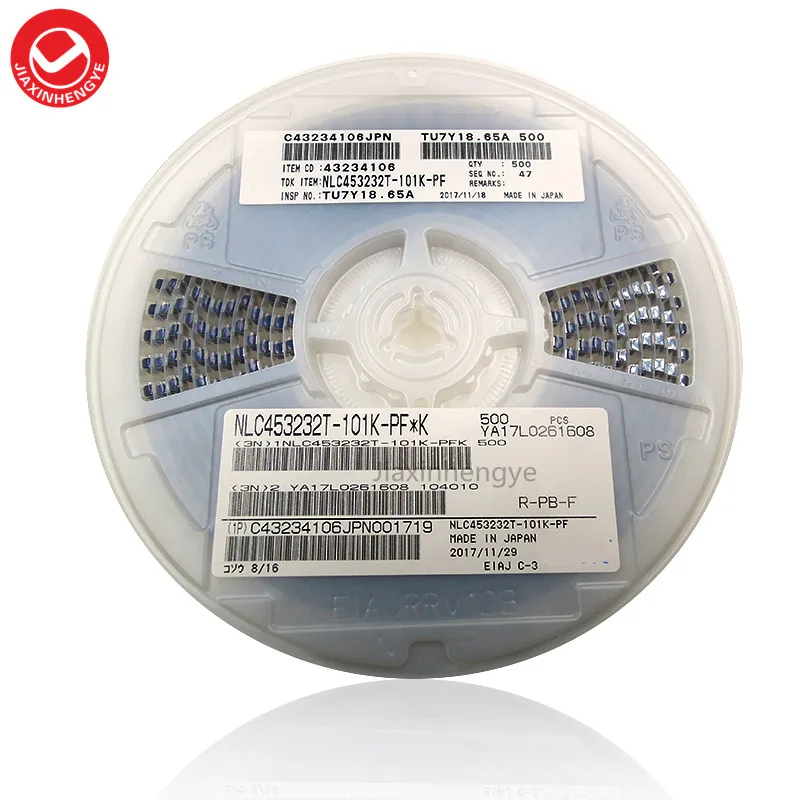 

NLC453232T-101K-PF NLC453232T FIXED IND 1812(4532) 10% 100UH 180MA 4 OHM SMD Original and New 500PCS/LOT