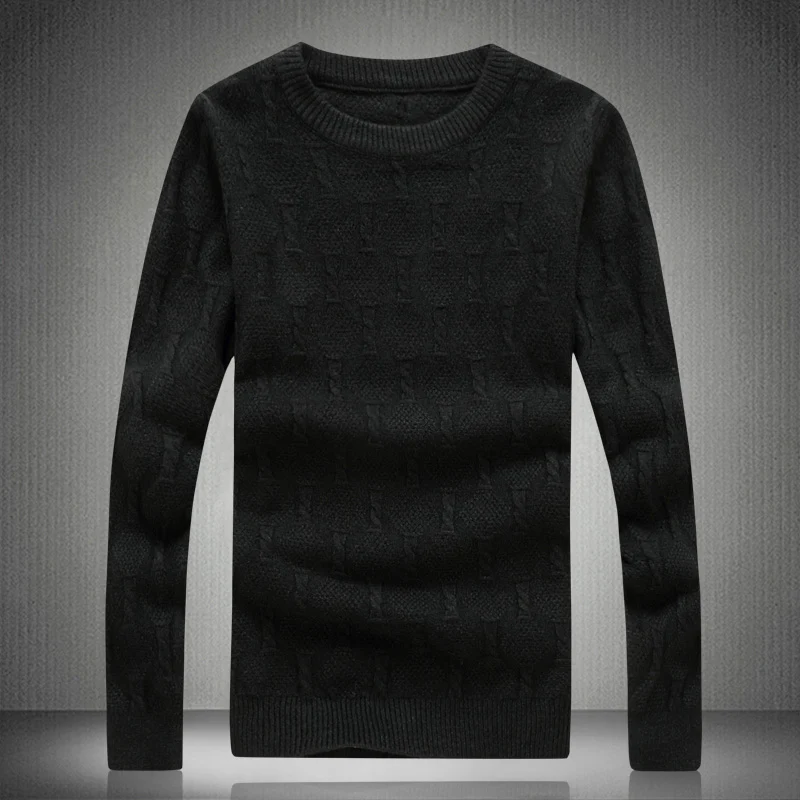 Новые свитера для мужчин 2018 Повседневный мягкий свитер плюс размер M 5XL мужской