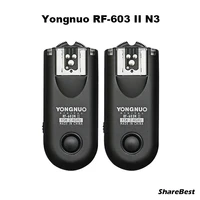 yongnuo rf 603 ii n3 rf603 ii rf 603 ii flash trigger 2 transceivers for nikon d600 d610 d90 d5000 d5100 d3100 d3200 d7000