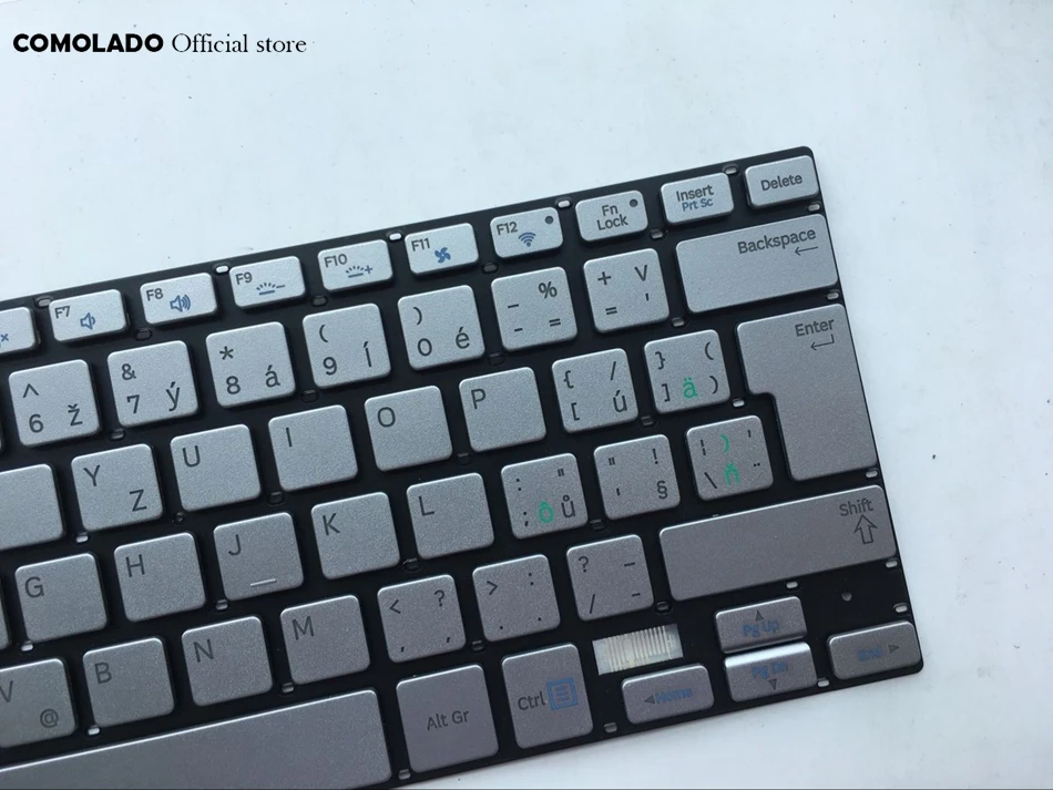 CZ Чешская клавиатура для Samsung 730U3E NP730U3E 740U3E NP740U3E Серебристая Клавиатура ноутбука