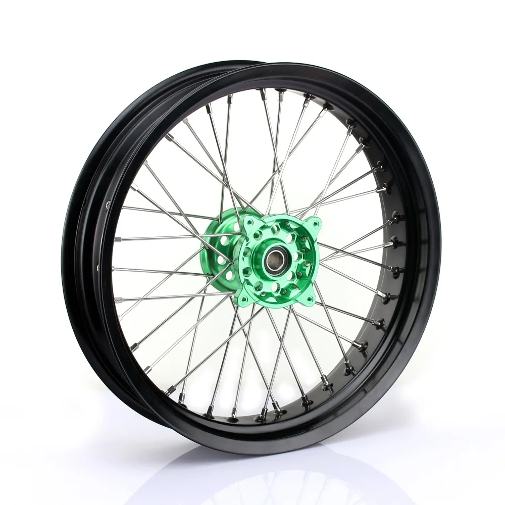 Ступица колеса BIKINGBOY 3 5*17 &quotMX Supermoto 36 спиц для KAWASAKI KX250F KX450F 06 07 08 09 17 KX125 KX250 13|Обода| |