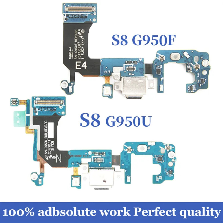 Для samsung Galaxy S8 G950F G950U S8 плюс G955F зарядка через usb Зарядное устройство разъем док-станция для Порты и разъёмы гибкий кабель для замены, ремонта Запчасти