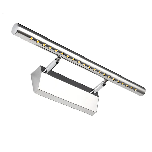 Нержавеющая сталь 7 Вт Светодиодная зеркальная лампа прикроватная для ванной