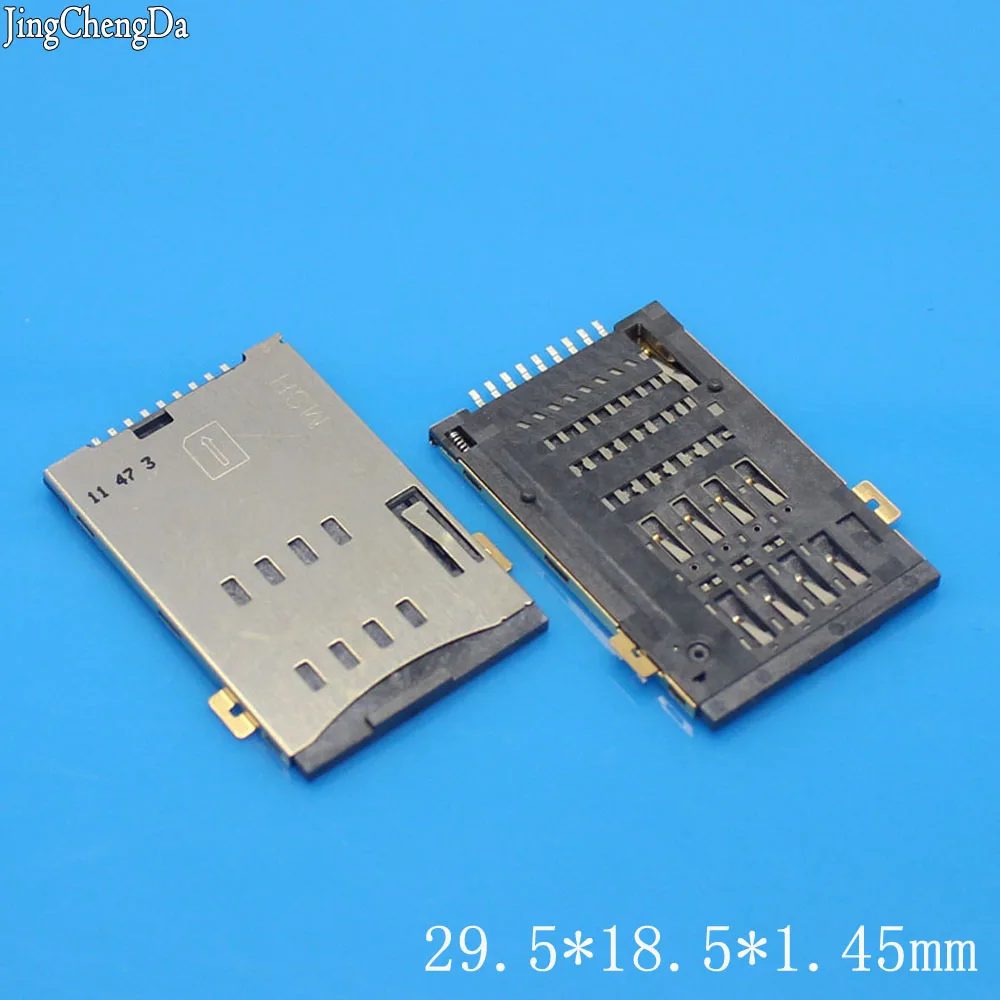 

JCD 1pcs connector SIM Card Reader Slot Tray Socket for HUAWEI S7-721U MOTO XT885 XT889 MT887 29.5*18.5*1.45mm