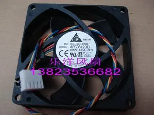 Четырехполосный двухшаровой охлаждающий вентилятор для Delta (Delta )AFC0812DD 12 В