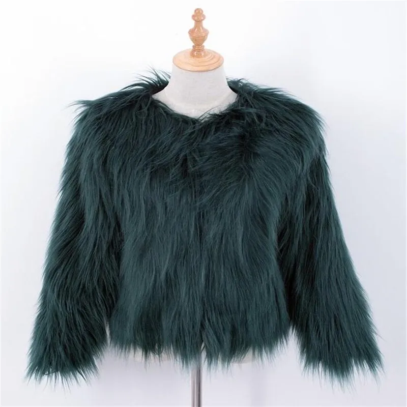 Европейский и американский жакет-пальто из искусственного меха для женщин, длинный ворс, короткий стиль, модный тренд весны.