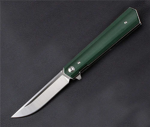 green 4 цвета должны убить Флип складной нож шарикоподшипник лезвие G10 Ручка Открытый кемпинг многоцелевой охотничий инструмент EDC - Цвет: green