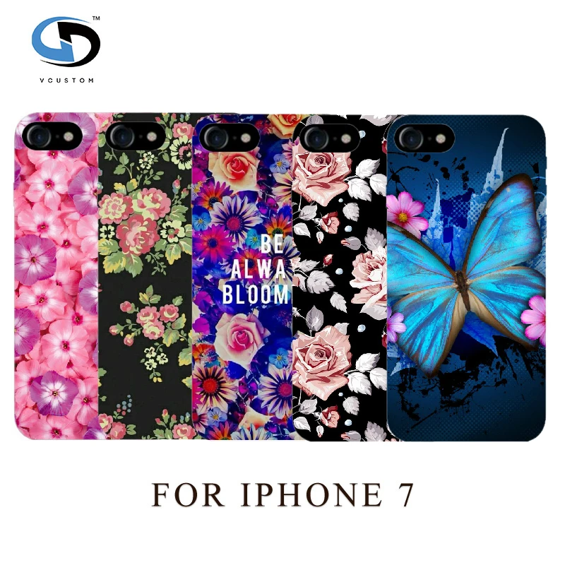 16 модели новое прибытие для i7 телефон случае flower7 белый тяжелых случаях Iphone 7