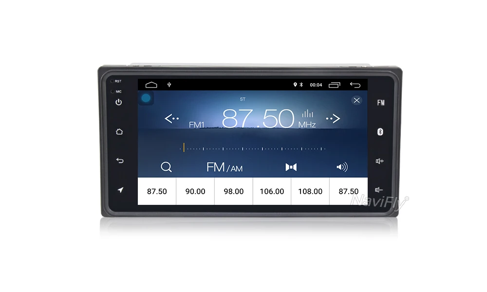 Navifly Android 8,1 автомобильный gps-навигация, dvd-плеер мультимедиа для Toyota Camry Viso Vitz Corolla RAV4 Proda Универсальный BT wifi RDS