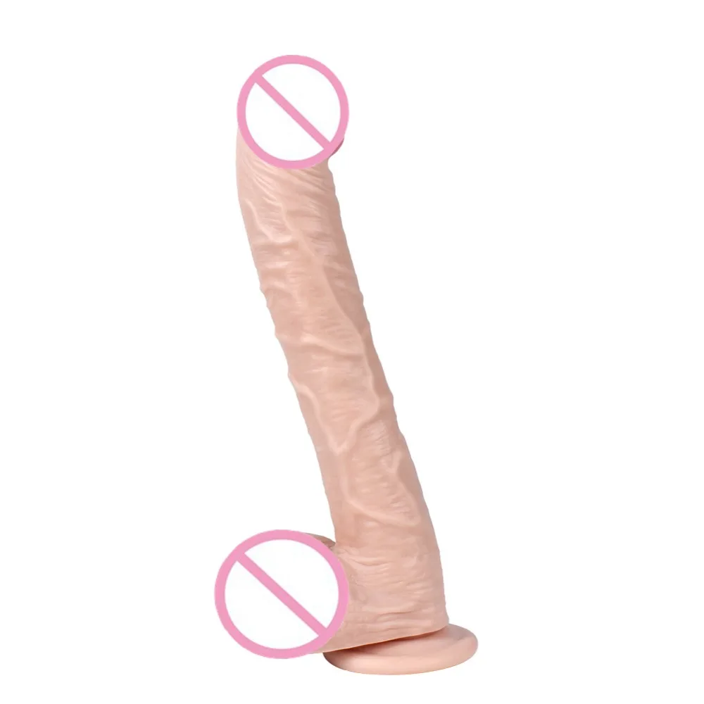 Реалистичный супер большой фаллоимитатор HOWOSEX 33 5*5 см гибкий член с сильной