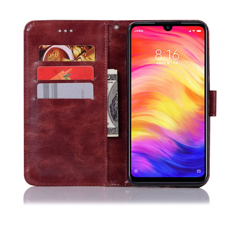Чехол для Xiaomi Redmi Note 4 7 6 5 Pro чехол 4X 5A Plus 3S кожаный чехол-бумажник с откидной