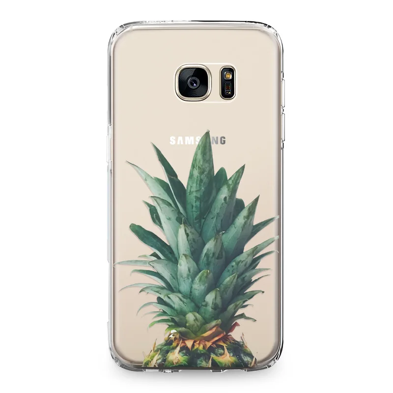 Для Samsung Galaxy S5 S6 S7 Edge S8 S9 S10 Plus S10e Note 4 5 8 9 силиконовый чехол Бампер Хороший Фруктовый