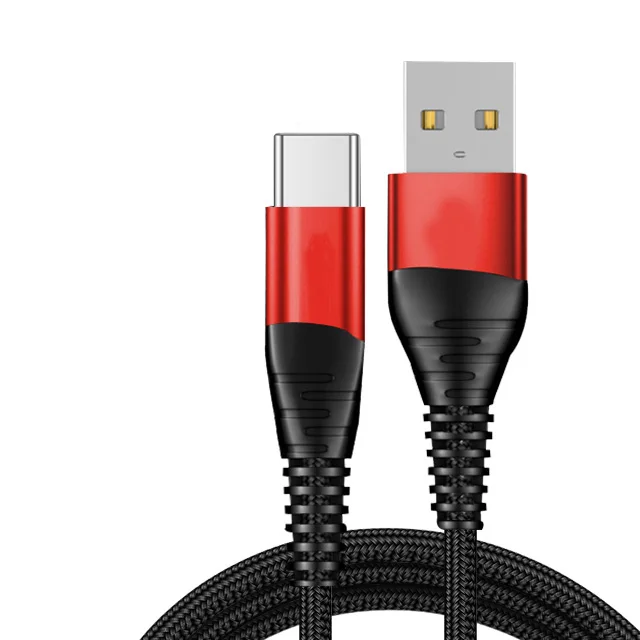 Black Suhach usb type-C кабель для samsung S10 huawei P30 Pro Быстрая зарядка type-C кабель для зарядки мобильного телефона USB C кабель для samsung S9 - Цвет: Black