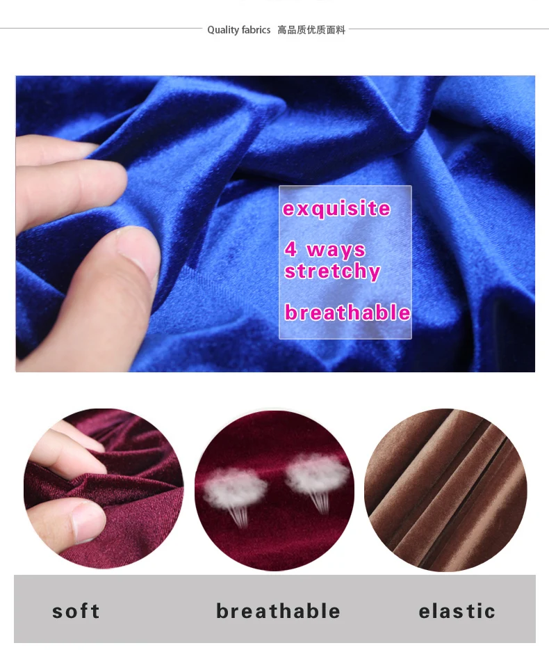 Шелковая Бархатная ткань велюровая плиссированная для одежды вечернее платье